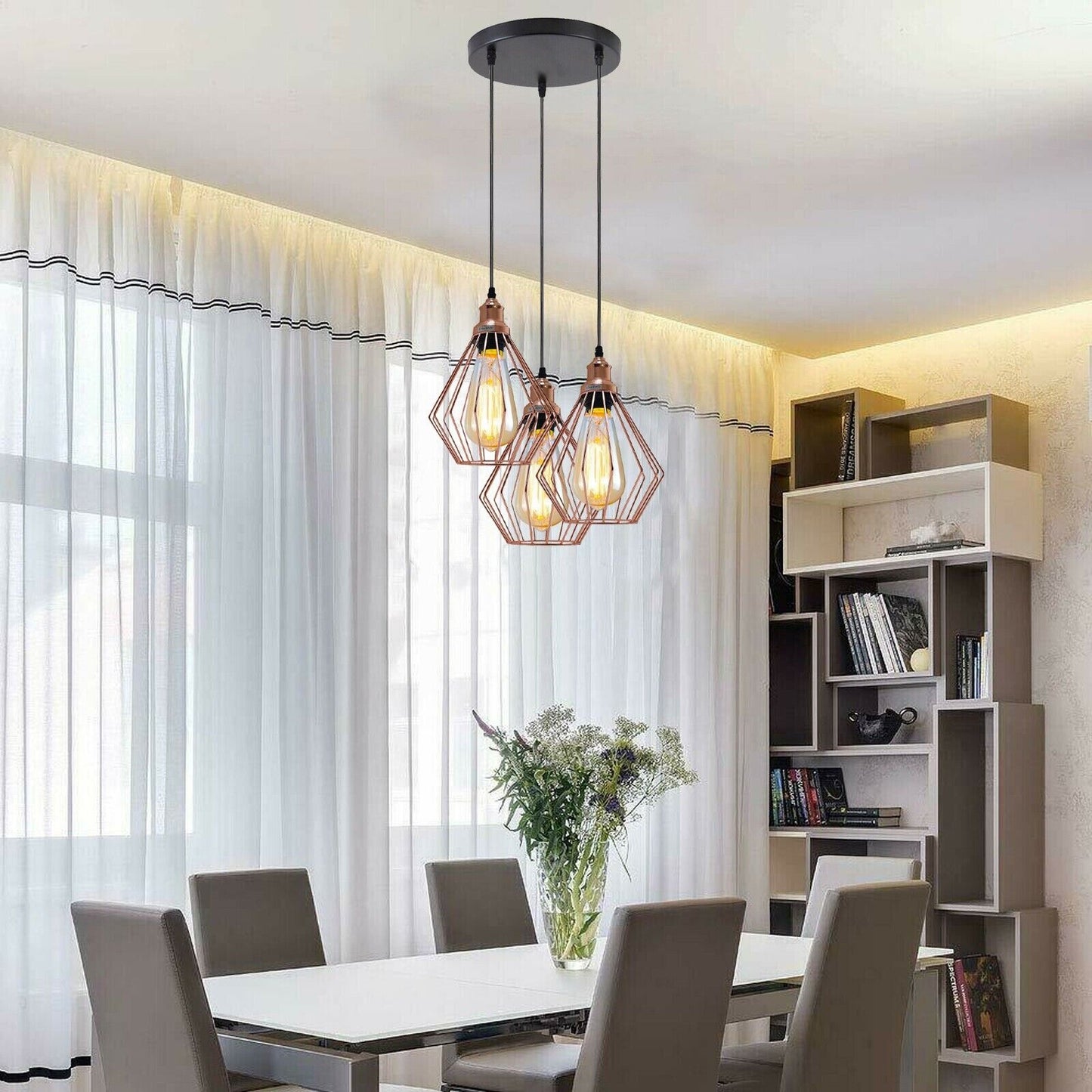 3 light Pendant Ceiling Light Fixture ~3776-3