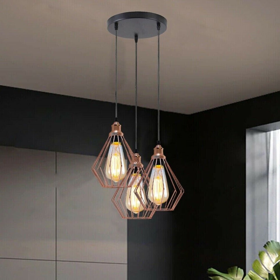 3 light Pendant Ceiling Light Fixture ~3776-0